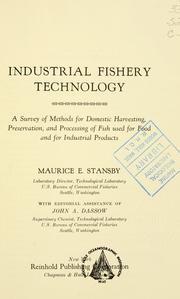 Cover of: Industrial fishery technology