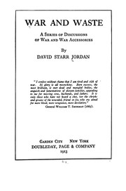 Cover of: War and waste: a series of discussions of war and war accessories