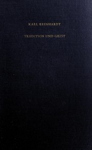 Cover of: Tradition und Geist