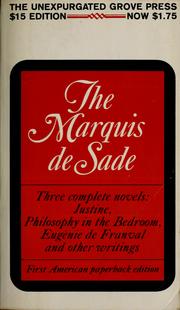 Cover of: The Marquis de Sade
