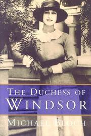 Cover of: The Duchess of Windsor
