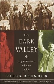 Cover of: The dark valley : a panorama of the 1930s
