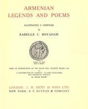 Cover of: Armenian legends and poems