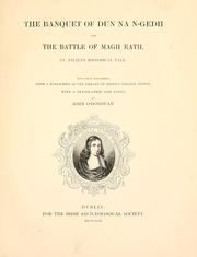 Cover of: The banquet of Dun na n-Gedh and The battle of Magh Rath