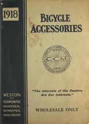 Cover of: Bicycle accessories and repair supplies