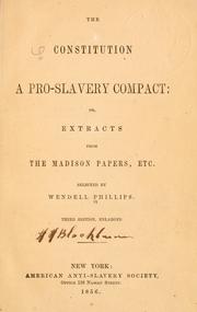 best books about constitution The Constitution: A Pro-Slavery Compact