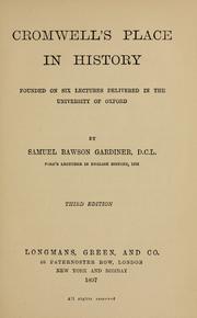 Cover of: Cromwell's place in history