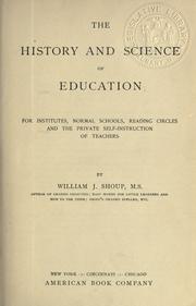 Cover image for The History and Science of Education ..