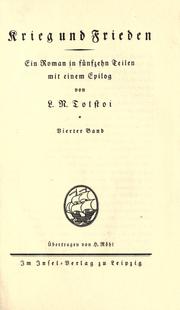 Cover of: War and Peace