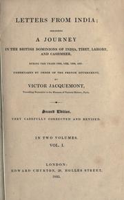 Cover of: Letters from India