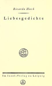 Cover of: Liebesgedichte