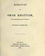 Cover of: Rubaiyat of Omar Khayyam