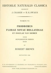Cover of: Supplementum primum Prodromi florae Novae Hollandiae
