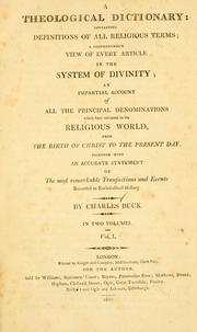 Cover of: A theological dictionary