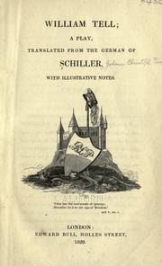 Cover of: Wilhelm Tell