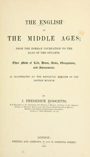 Cover of: The English in the middle ages