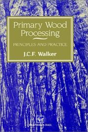 Cover of: Primary wood processing