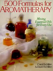 Cover of: 500 formulas for aromatherapy