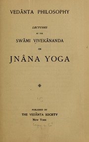 Cover of: Vedanta philosophy