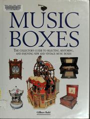 Cover of: Music boxes