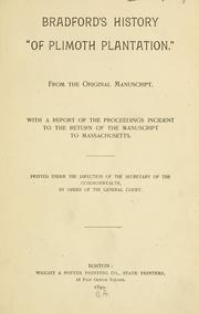 Cover of: of Plimoth plantation