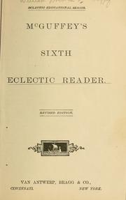 Cover of: McGuffey's first[-sixth] eclectic reader