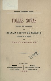 Cover of: Follas novas