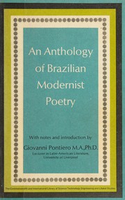 Cover of: An authology of Brazilian modernist poetry