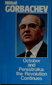 Cover of: October and perestroika