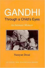 Cover of: Gandhi through a child's eyes: an intimate memoir