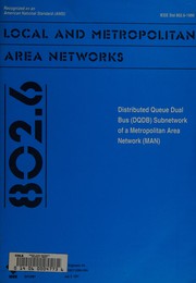 Cover of: IEEE standards for local and metropolitan area networks