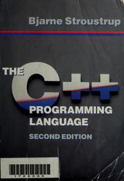 Cover of: The C++ programming language