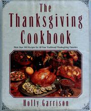 Cover of: The Thanksgiving cookbook