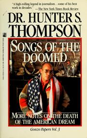 Cover of: Songs of the doomed