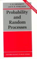 Cover of: Probability and random processes