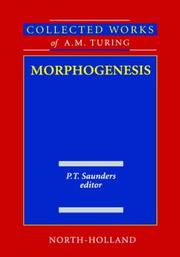 Cover of: Morphogenesis