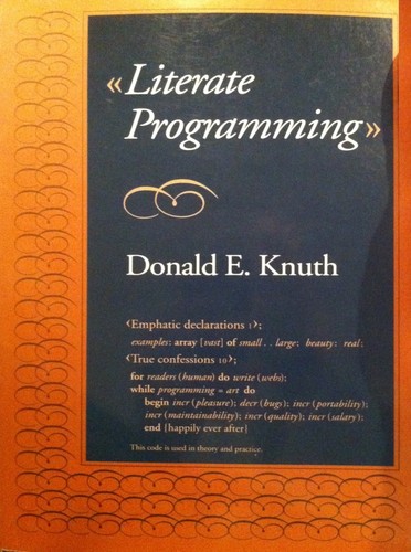 Cover image for Literate programming
