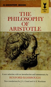 best books about Philosophers The Philosophy of Aristotle