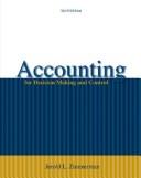 best books about Accountancy Accounting for Decision Making and Control