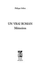 Cover of: Un vrai roman