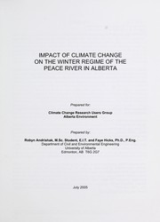 Cover of: Impact of climate change on the winter regime of the Peace River in Alberta
