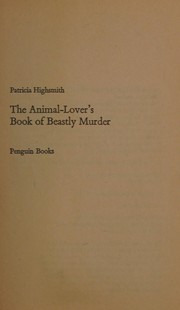 Cover of: The animal-lover's book of beastly murder