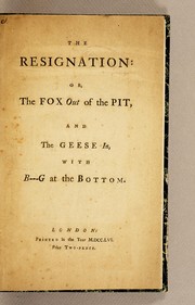Cover of: The resignation