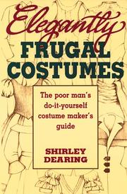 Cover of: Elegantly frugal costumes