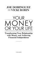 Cover of: Your money or your life