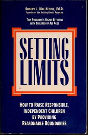 Cover of: Setting limits