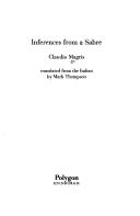 Cover of: Inferences from a sabre