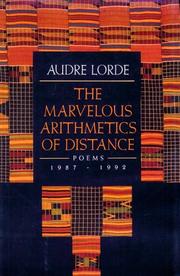 Cover of: The Marvelous Arithmetics of Distance: poems 1987-1992
