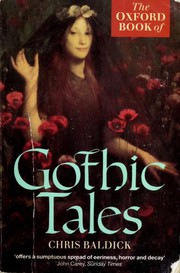 Cover of: The Oxford Book of Gothic Tales