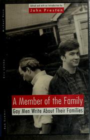 Cover of: Member of the Family